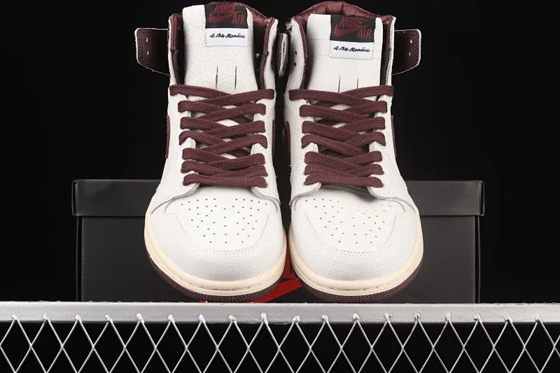All categories Air Jordan Jordan series basketball shoes Air Jordan 1 High X version A Ma Maniere x Air Jordan 1 High OG AJ1 Joe 1 joint model snakeskin pattern high-top basketball shoes DO7097-100